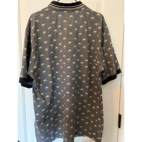 Bobby G by Ivey Crew Polo Size Large Palm Trees - Picture 2 of 4